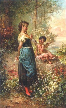 ラブレター ハンス・ザツカの古典的な花 Oil Paintings